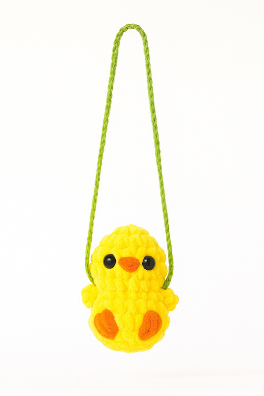 Hanging Yellow Chick Plushie