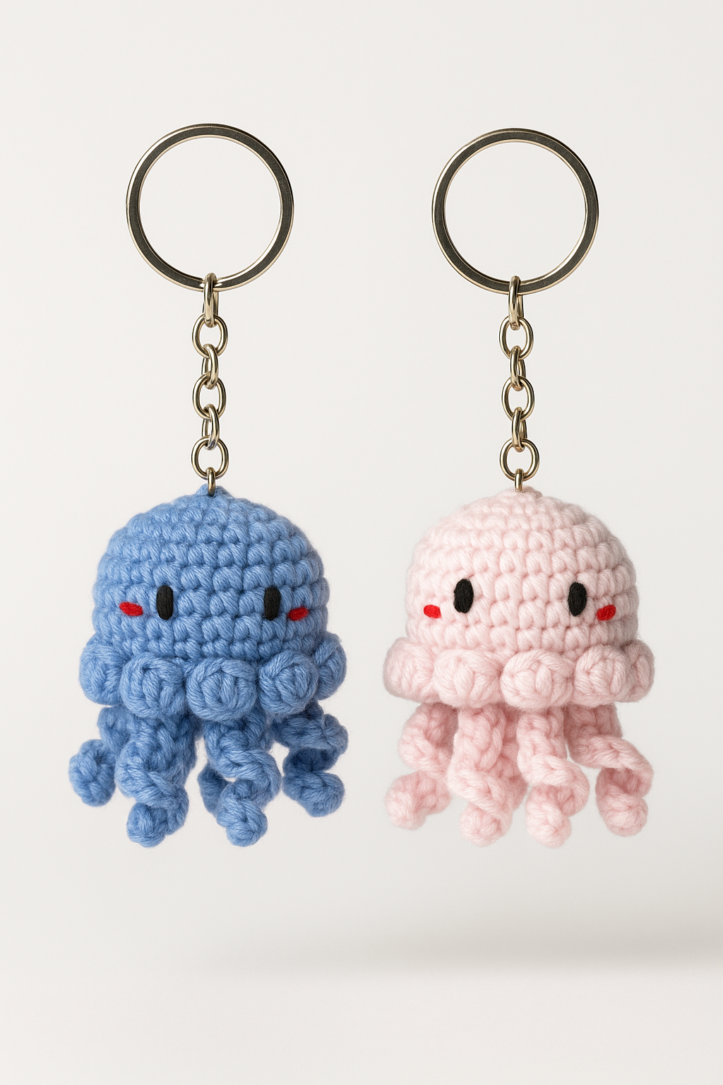 Jellyfish Hugging Keychain