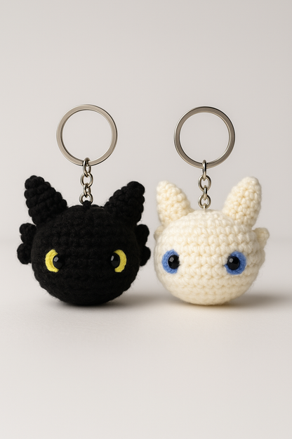 Dragon Hugging Keychains
