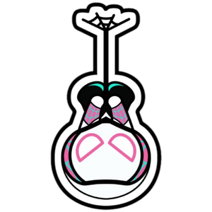 Spider-Gwen Cartoon Hanging Sticker