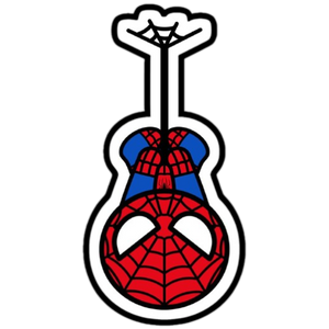 Spiderman Cartoon Hanging Sticker