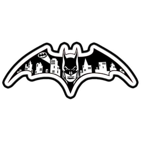 Batman Comic Logo Sticker