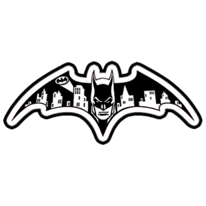 Batman Comic Logo Sticker